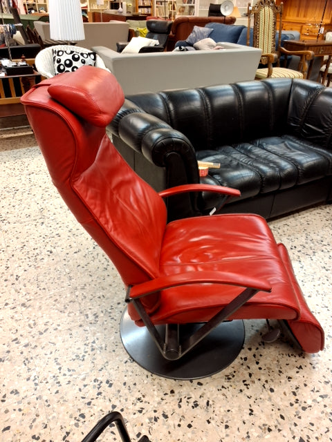 Lænestol med benstøtte